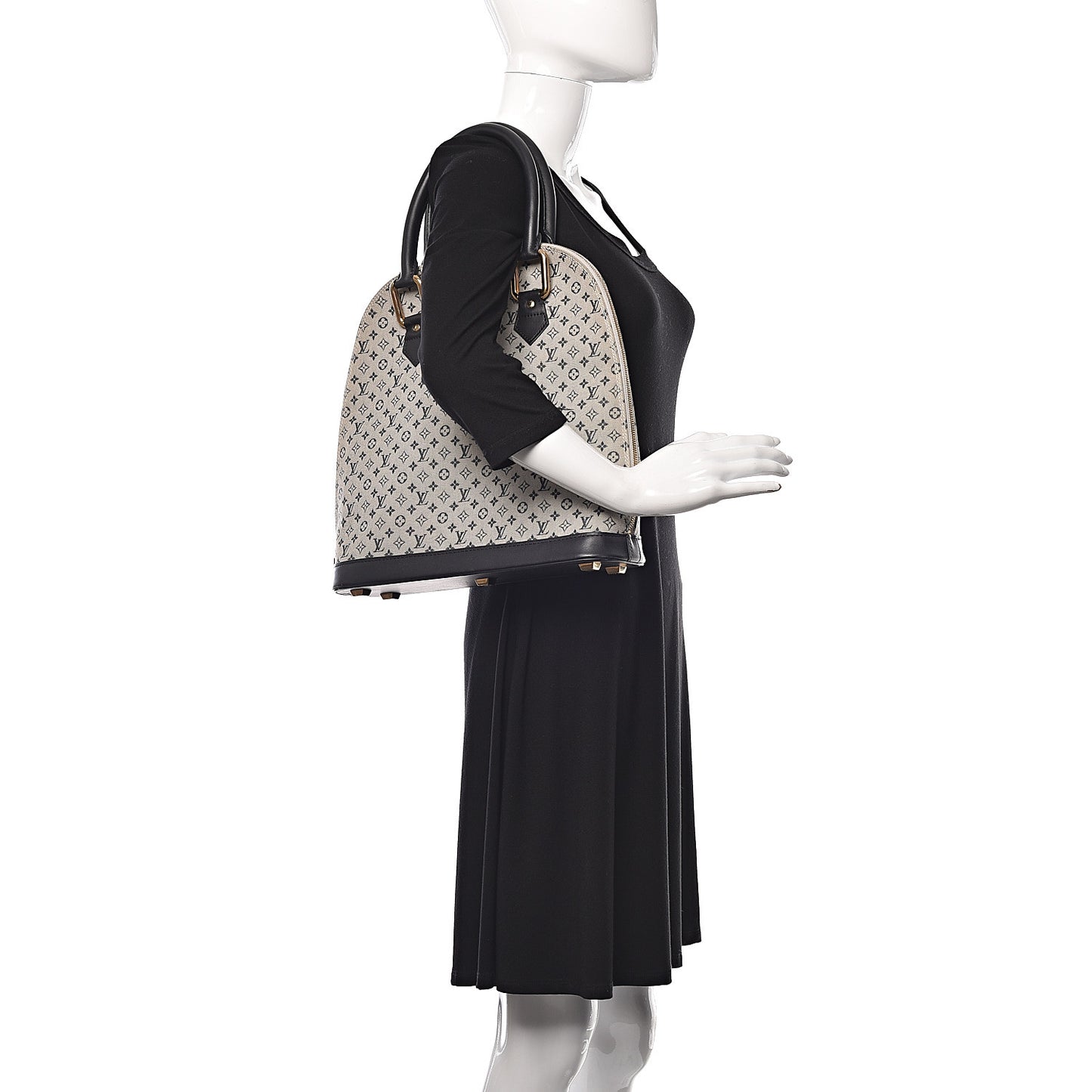 Mini Monogram Alma Haut Tote Blue