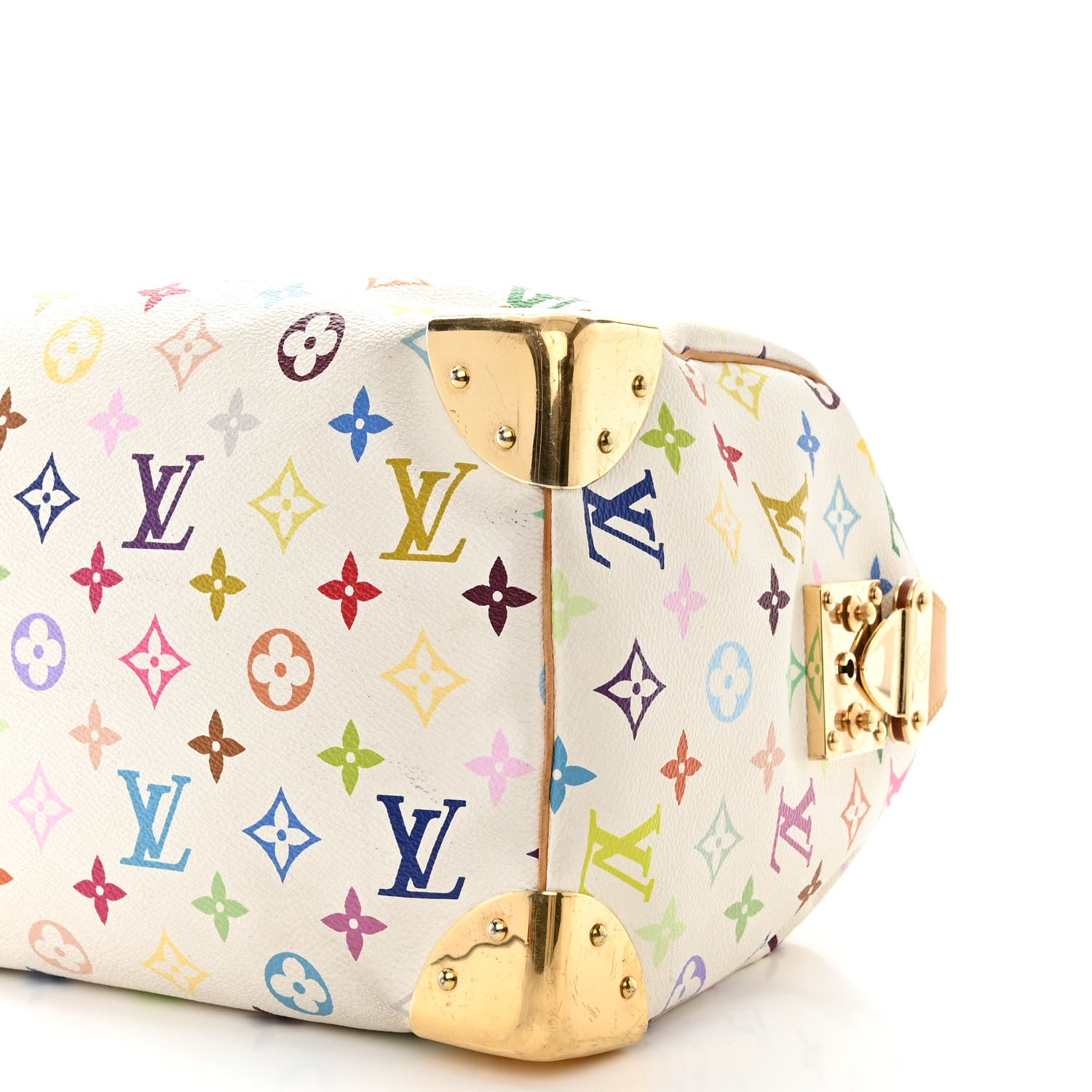 Louis Vuitton Monogram Multicolor Speedy 30 White 10 of 12