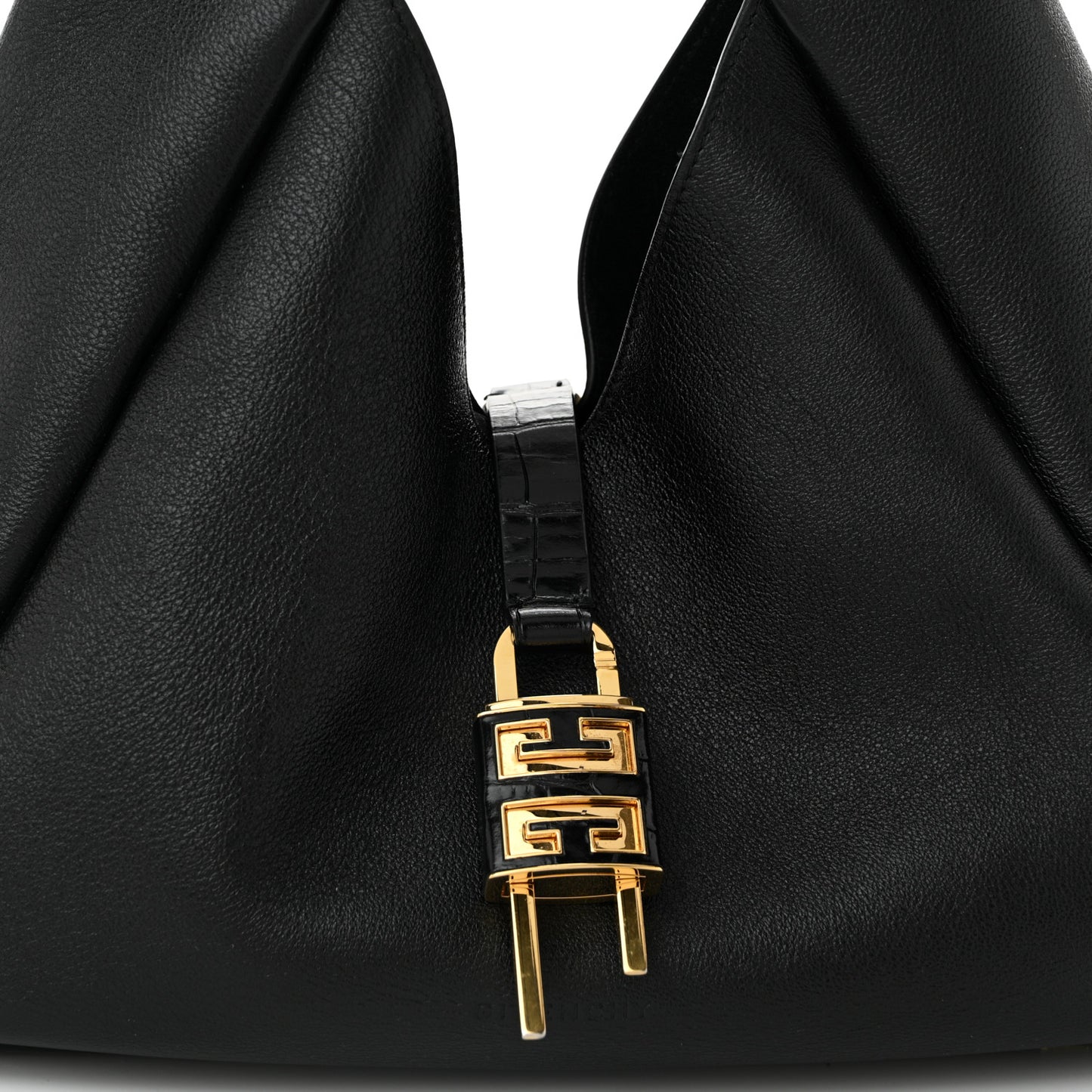Calfskin Medium G-Lock Hobo Black