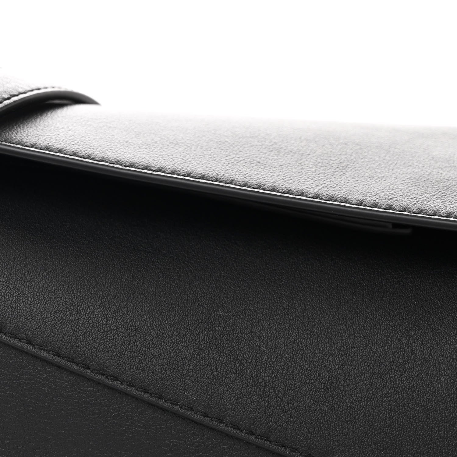 Loewe Calfskin Small Puzzle Edge Bag Black 8 of 10