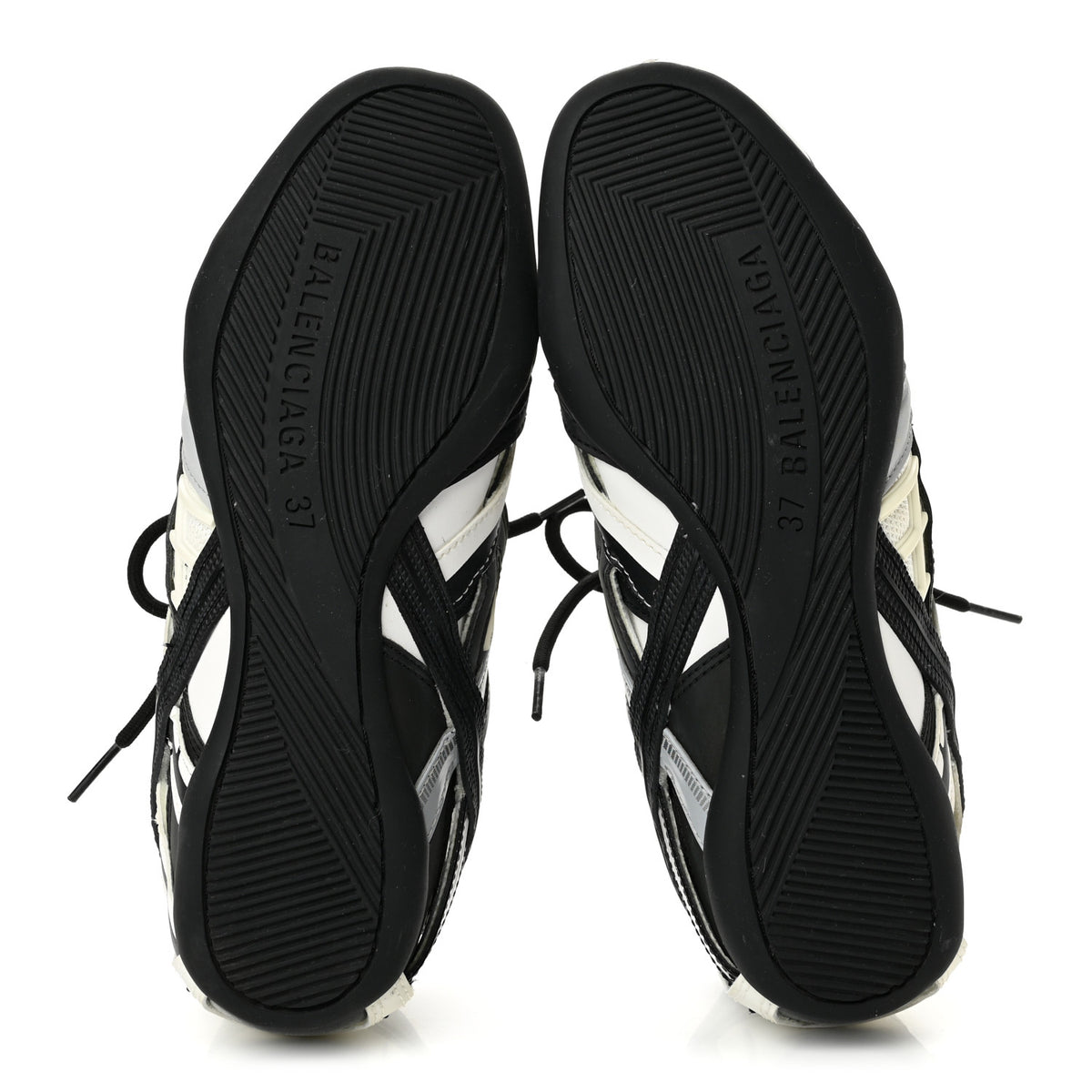 Mesh Rubber Womens Drive Sneakers 37 Light Grey Black