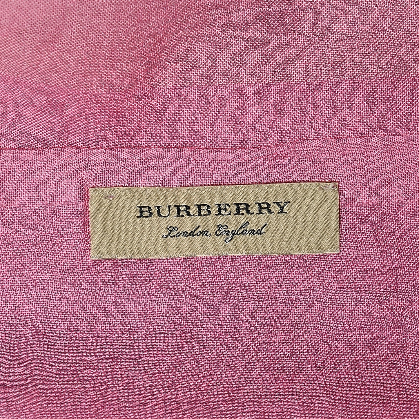Modal Cashmere Silk Mega Check Scarf Rose Pink