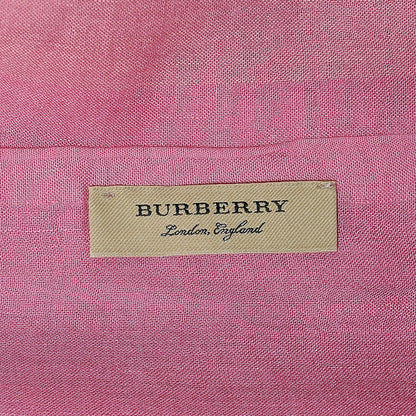 Burberry Modal Cashmere Silk Mega Check Scarf Rose Pink 4 of 5