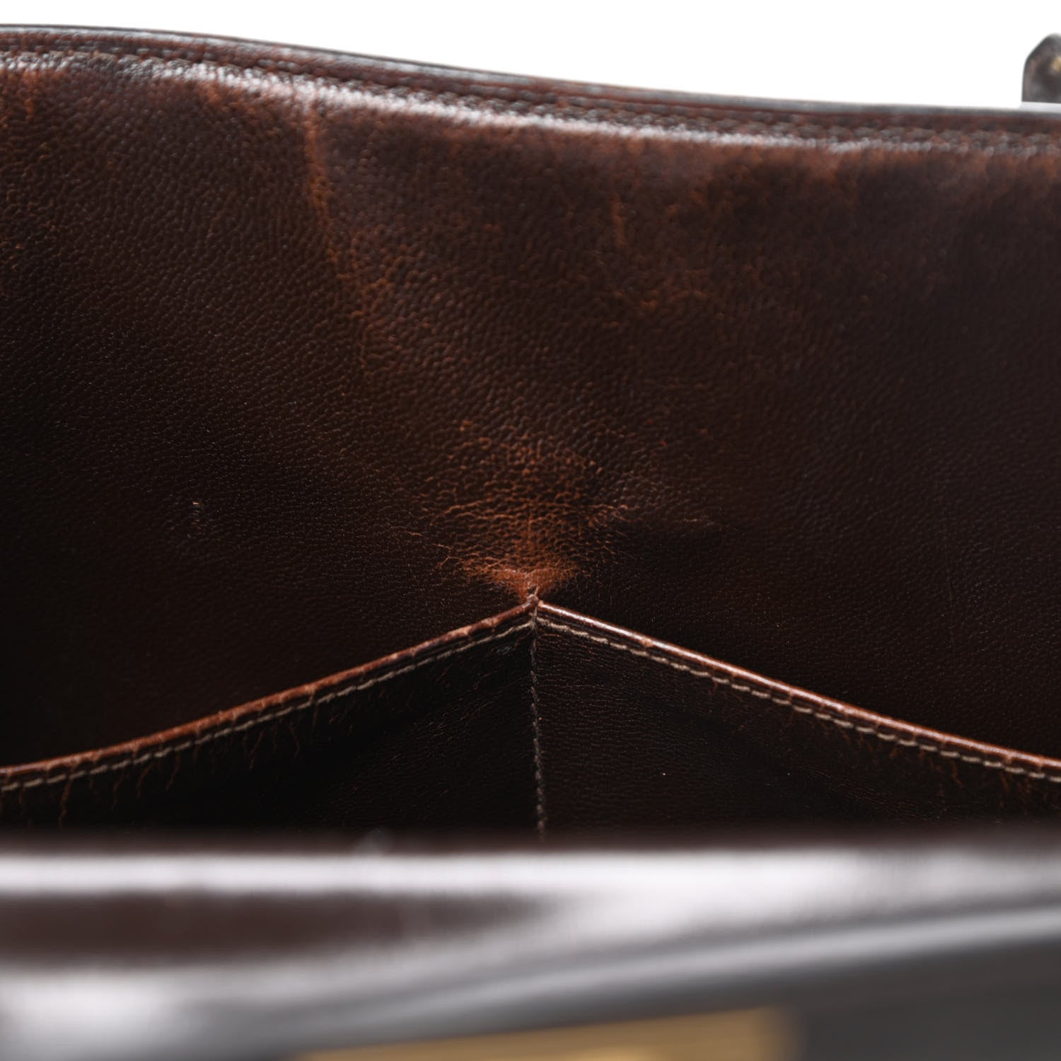 Hermes Box Kelly Sellier 32 Chocolate 12 of 24
