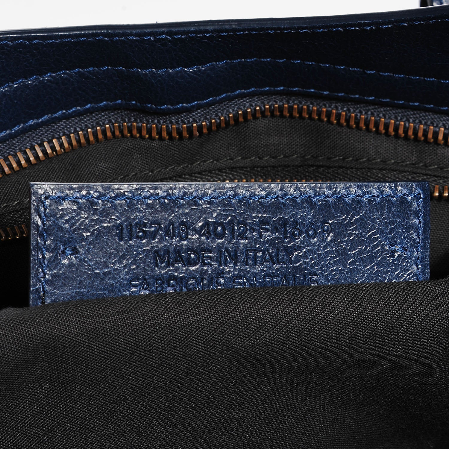 Balenciaga Agneau Classic Hardware City Bleu Obscur 7 of 12