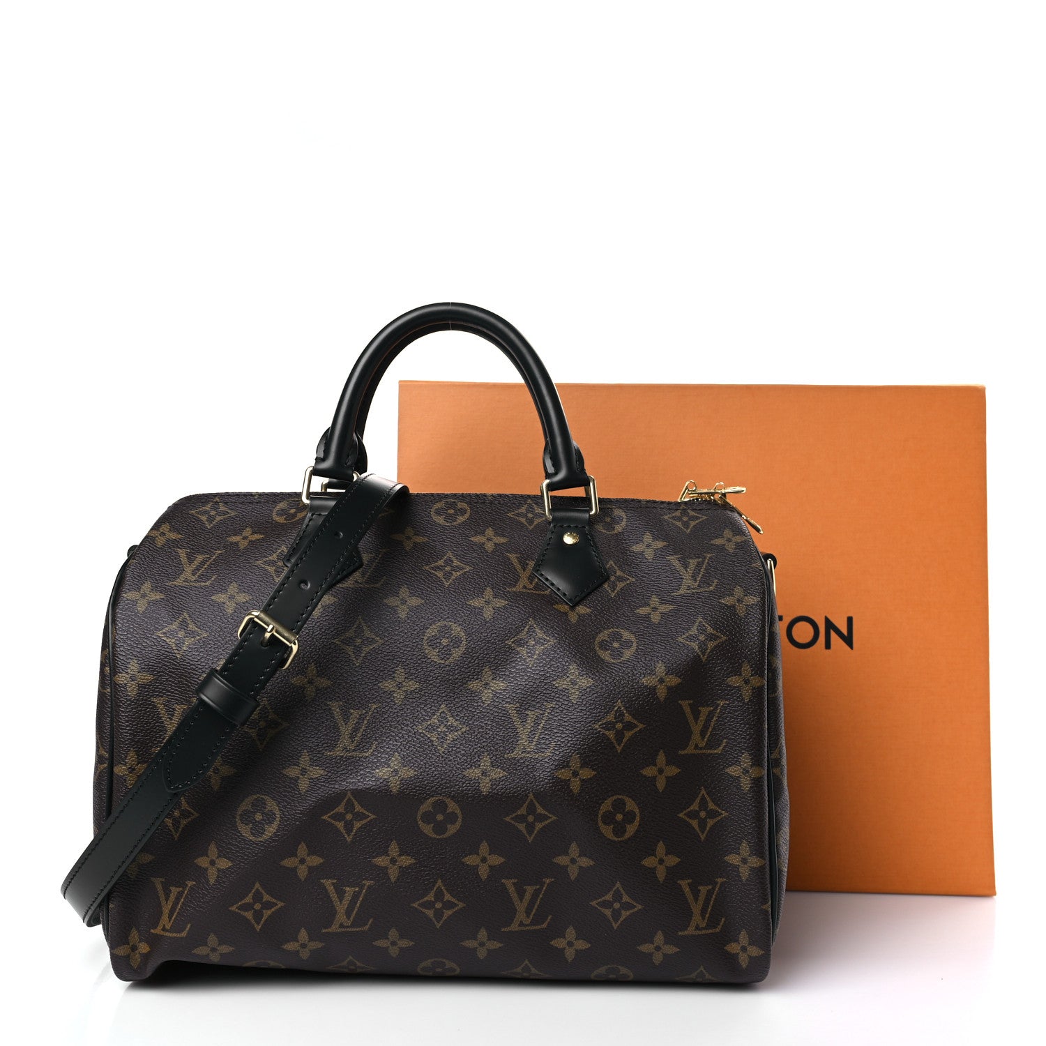 Louis Vuitton Monogram My World Tour Speedy Bandouliere 30 Black 9 of 9
