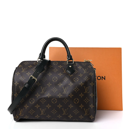 Louis Vuitton Monogram My World Tour Speedy Bandouliere 30 Black 9 of 9