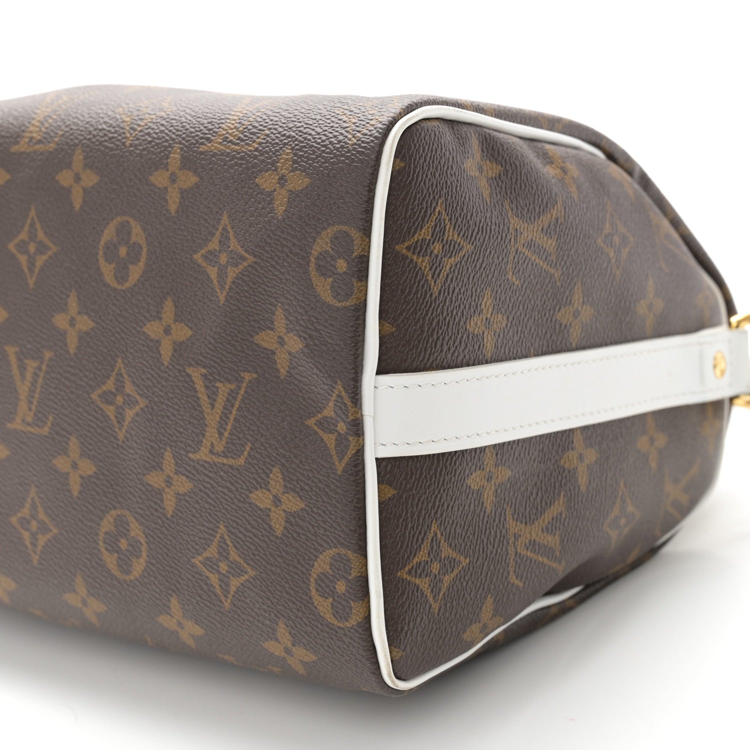 Louis Vuitton Monogram LV Match Speedy Bandouliere 25 White