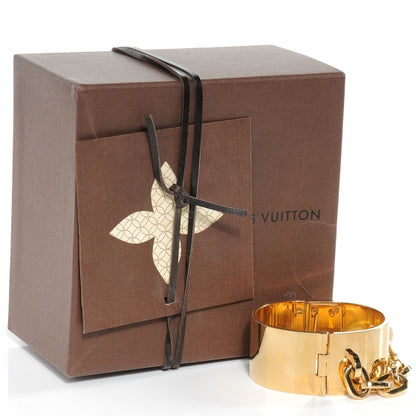 Louis Vuitton Lock Me Manchette Chain Cuff 5 of 5