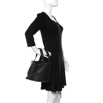 Hermes Taurillon Clemence Picotin 22 MM Black 2 of 10