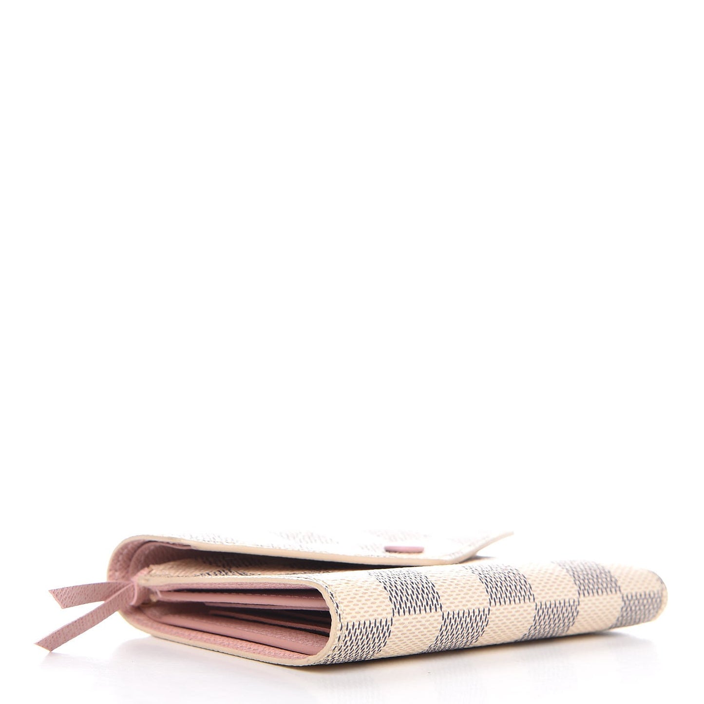 Damier Azur Victorine Wallet Rose Ballerine