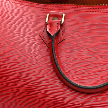 Louis Vuitton Epi Speedy 30 Castillan Red 15 of 18