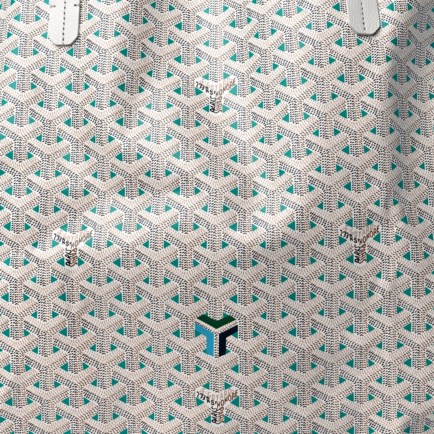 Goyardine Saint Louis Claire Voie GM White Opaline