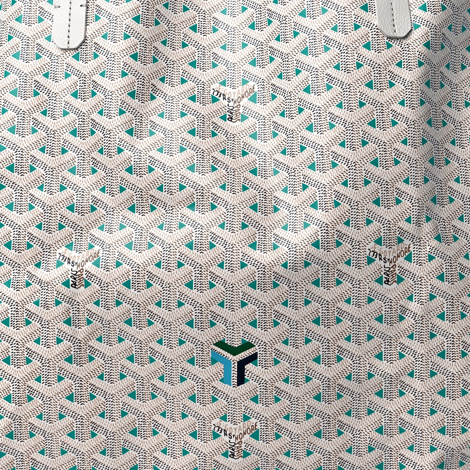 Goyard Goyardine Saint Louis Claire Voie GM White Opaline 9 of 11