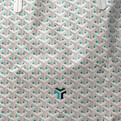 Goyard Goyardine Saint Louis Claire Voie GM White Opaline 9 of 11