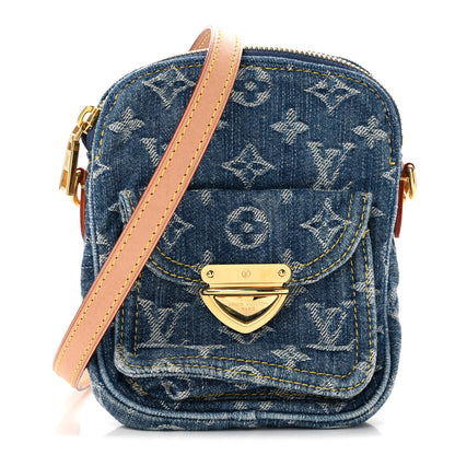 Louis Vuitton Denim Fairfax Pochette Blue 1 of 12