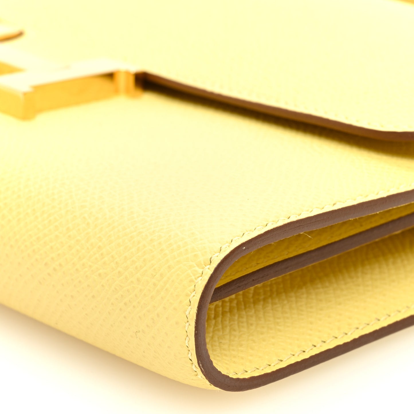 Epsom Constance Long Wallet To Go Wallet Jaune Poussin