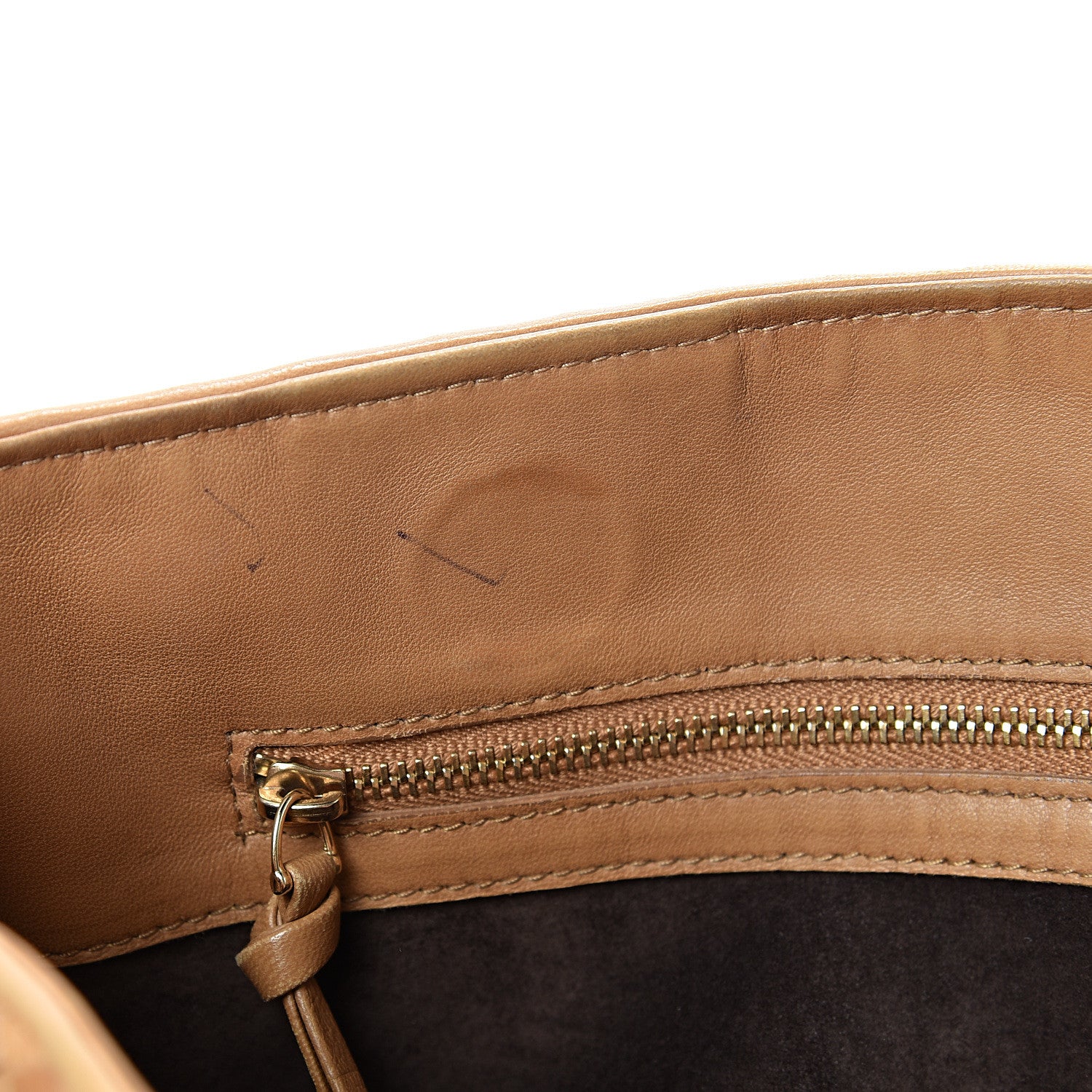 Bottega Veneta Nappa Intrecciato Shoulder Bag Camel 13 of 19