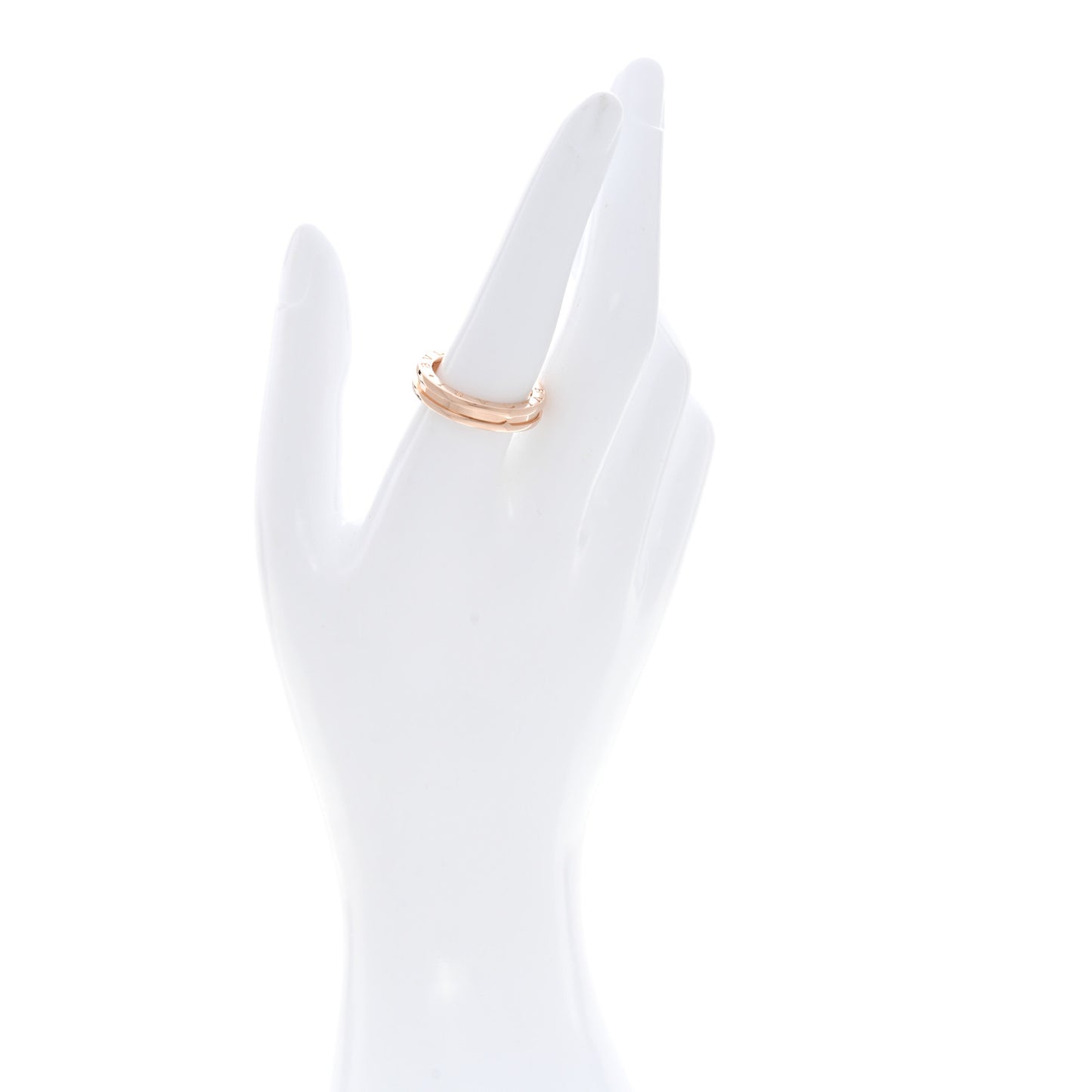 18K Rose Gold B.Zero1 One-Band Ring 57 8