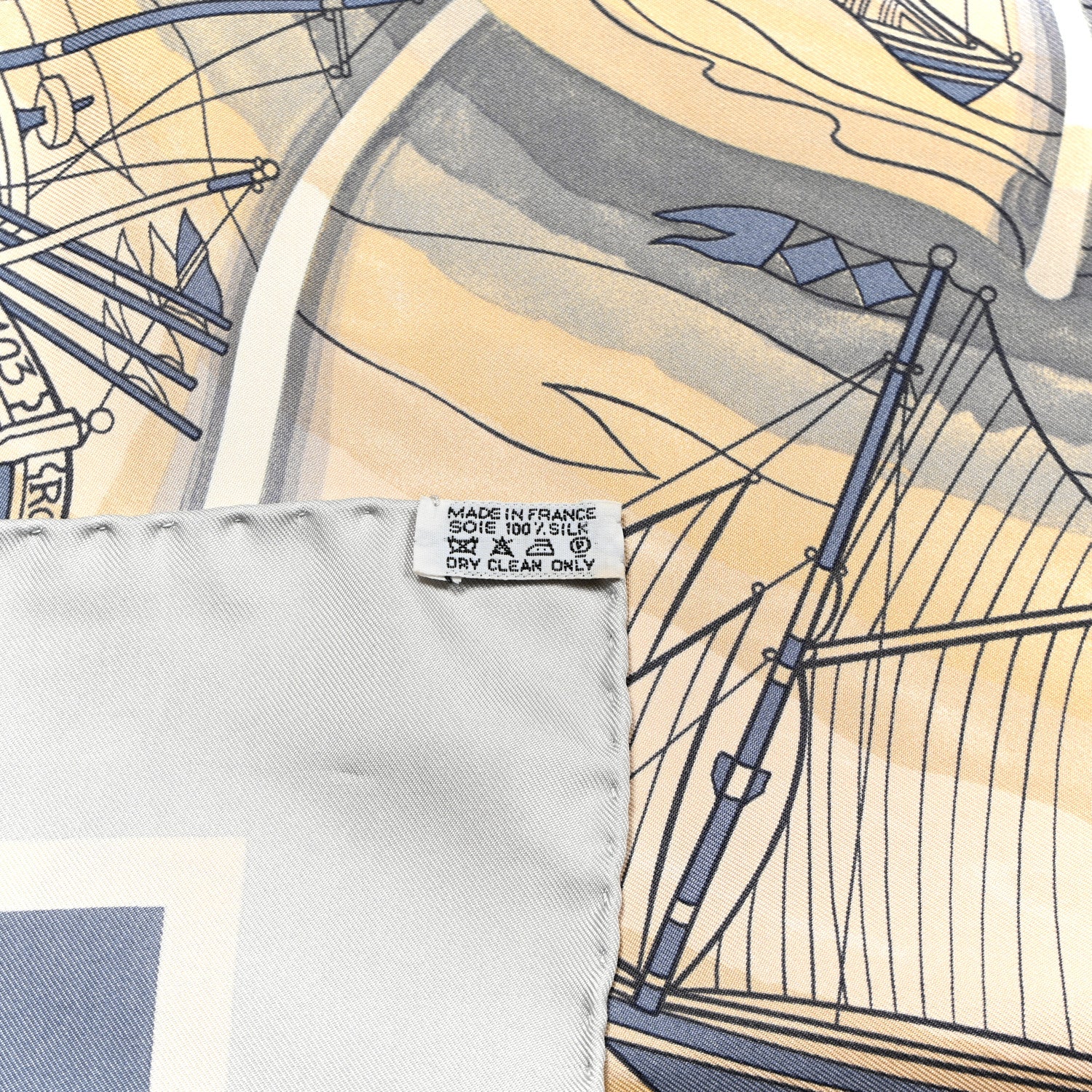 Hermes Silk Compagnons De Mer Scarf 90 1834048 – FASHIONPHILE