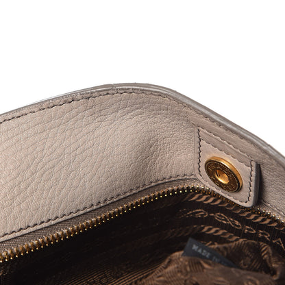 Prada Vitello Daino East West Tote Pomice 10 of 13