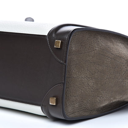 Celine Bullhide Micro Tri-Color Luggage Khaki 11 of 15
