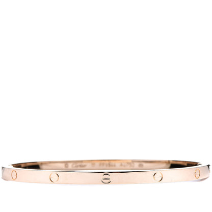 Cartier 18K Yellow Gold Small LOVE Bracelet 17 3 of 7