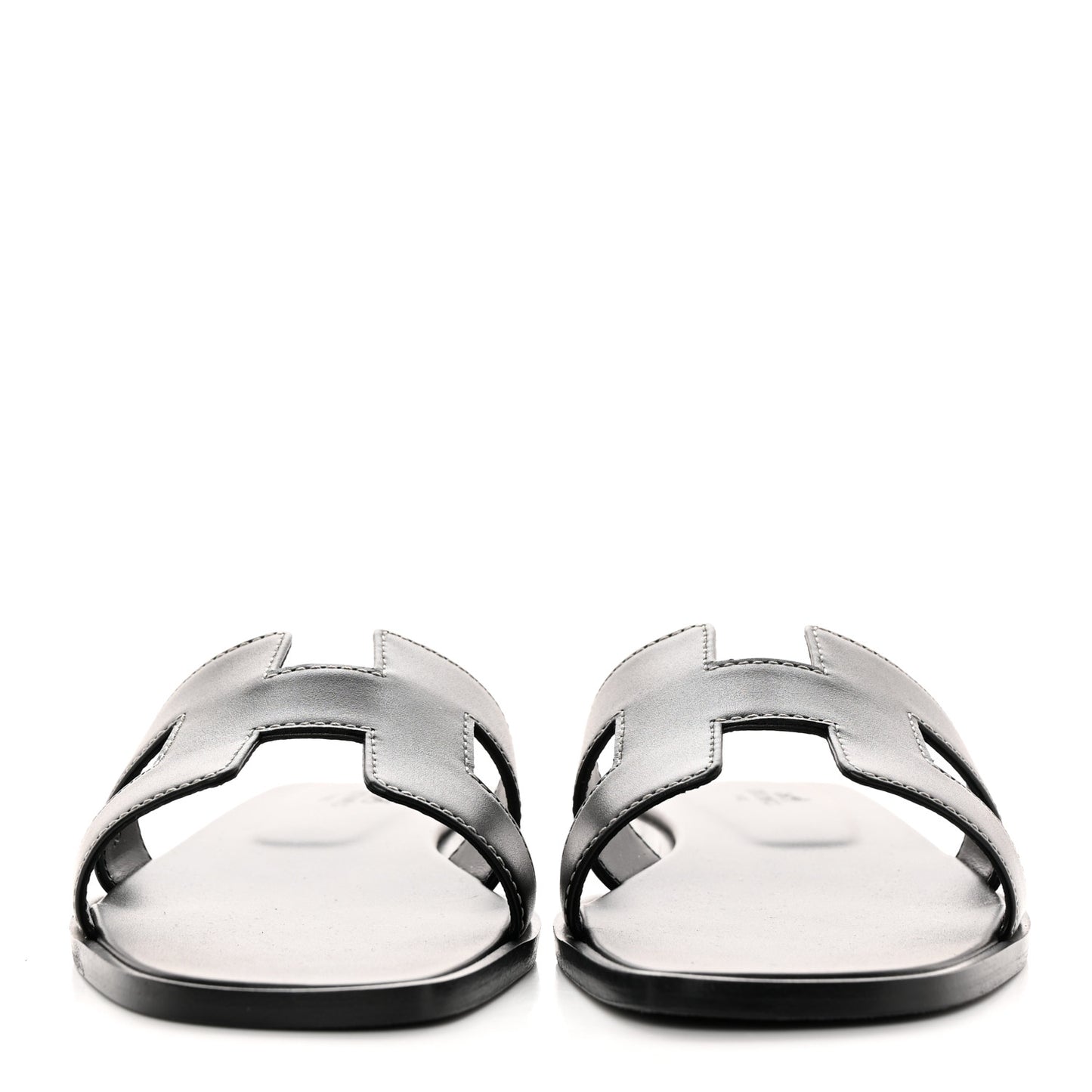 Box Calfskin Oran Sandals 38 Black