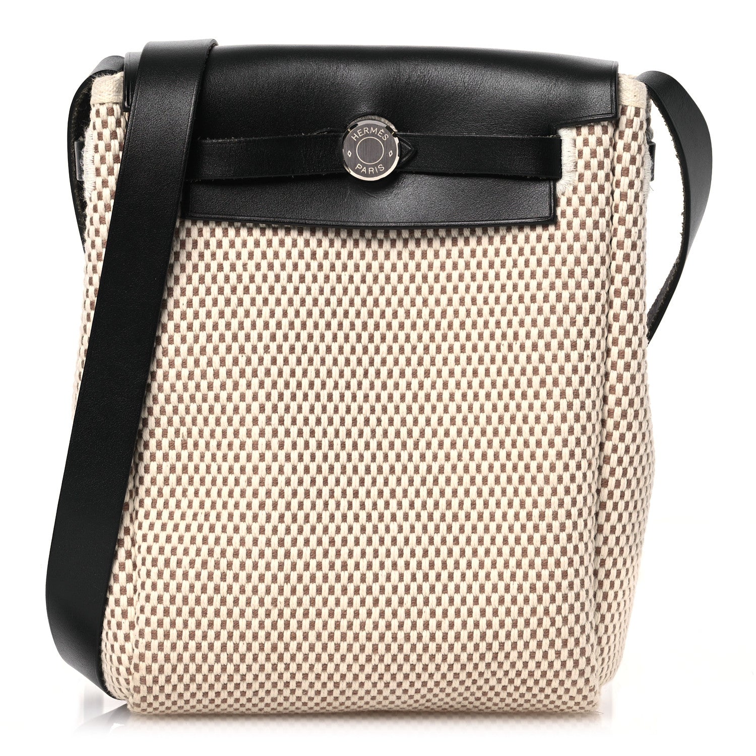 Hermes Toile Herbag TPM Natural Black 1 of 17