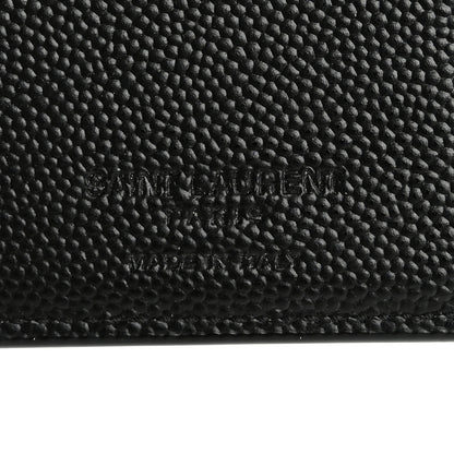 Saint Laurent Grain De Poudre Credit Card Wallet Black 6 of 9