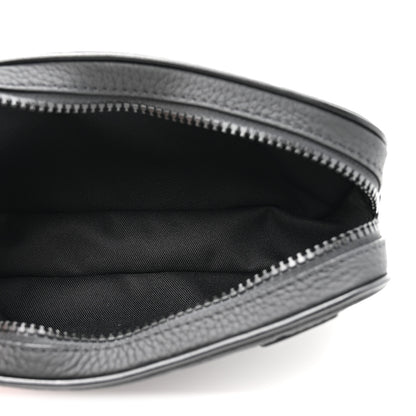 Louis Vuitton Taurillon Monogram Uniformes Solar Ray Soft Pochette Volga Belt Bag Black 5 of 9