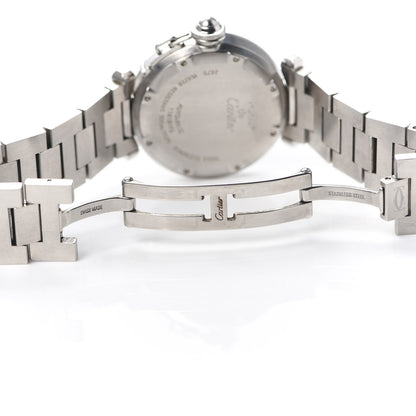 Cartier Stainless Steel 35mm Pasha C Big Date Automatic Watch Pink 5 of 5
