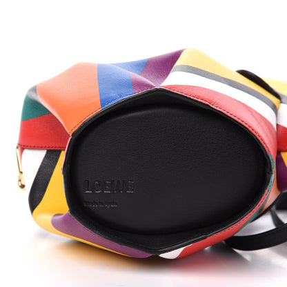 Loewe Calfskin Mini Striped Elephant Crossbody Bag Multicolor 8 of 9