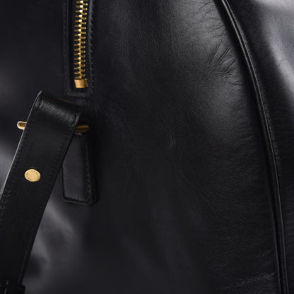 Saint Laurent Calfskin Classic Duffle 12 Black 10 of 15