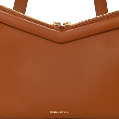 Mansur Gavriel Smooth Calfskin M Frame Bag Camel 8 of 10