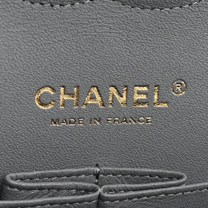Chanel Caviar Quilted Medium Double Flap Grey 6 of 11