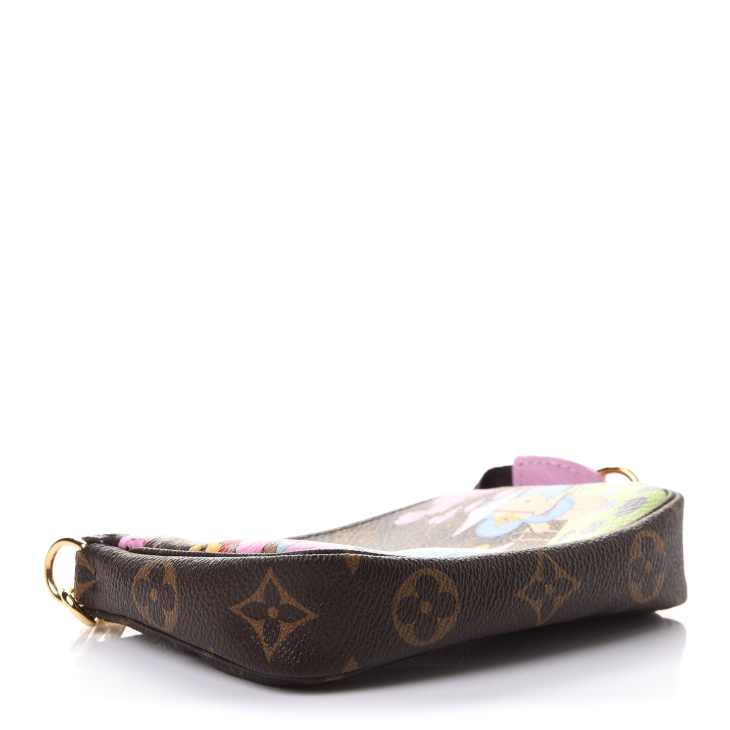 Monogram 2021 Christmas Animation Japanese Garden Mini Pochette Accessories Wisteria Pink