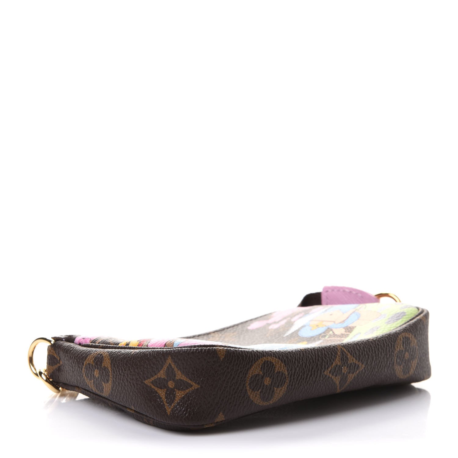 Louis Vuitton Monogram 2021 Christmas Animation Japanese Garden Mini Pochette Accessories Wisteria Pink 4 of 8