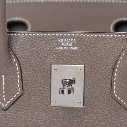 Hermes Togo Birkin 30 Etoupe 8 of 32