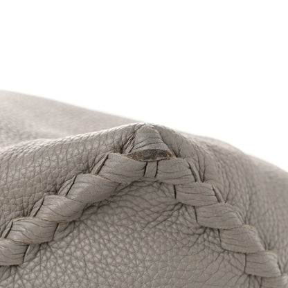 Bottega Veneta Cervo Lavato Deerskin Hobo Light Grey 11 of 13