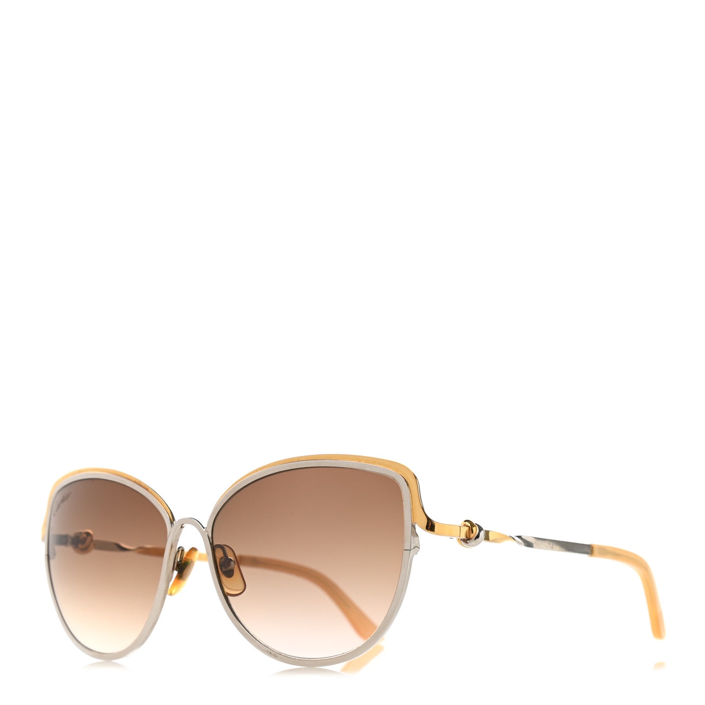 Metal Trinity Sunglasses CT0089S Brown