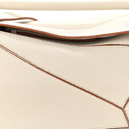 Loewe Calfskin Small Puzzle Bag Ivory 7 of 10