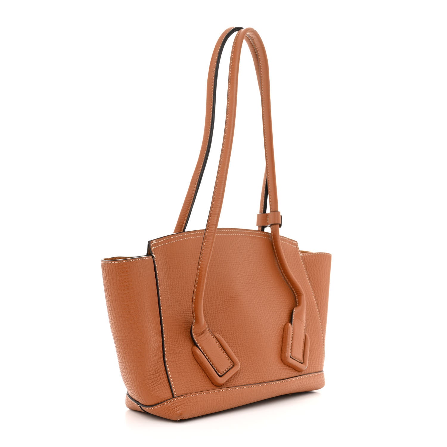 Bottega Veneta Grainy Calfskin Small Arco Wood 3 of 13