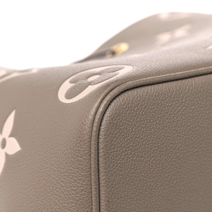 Louis Vuitton Empreinte Monogram Giant Neonoe MM Tourterelle Creme 10 of 15