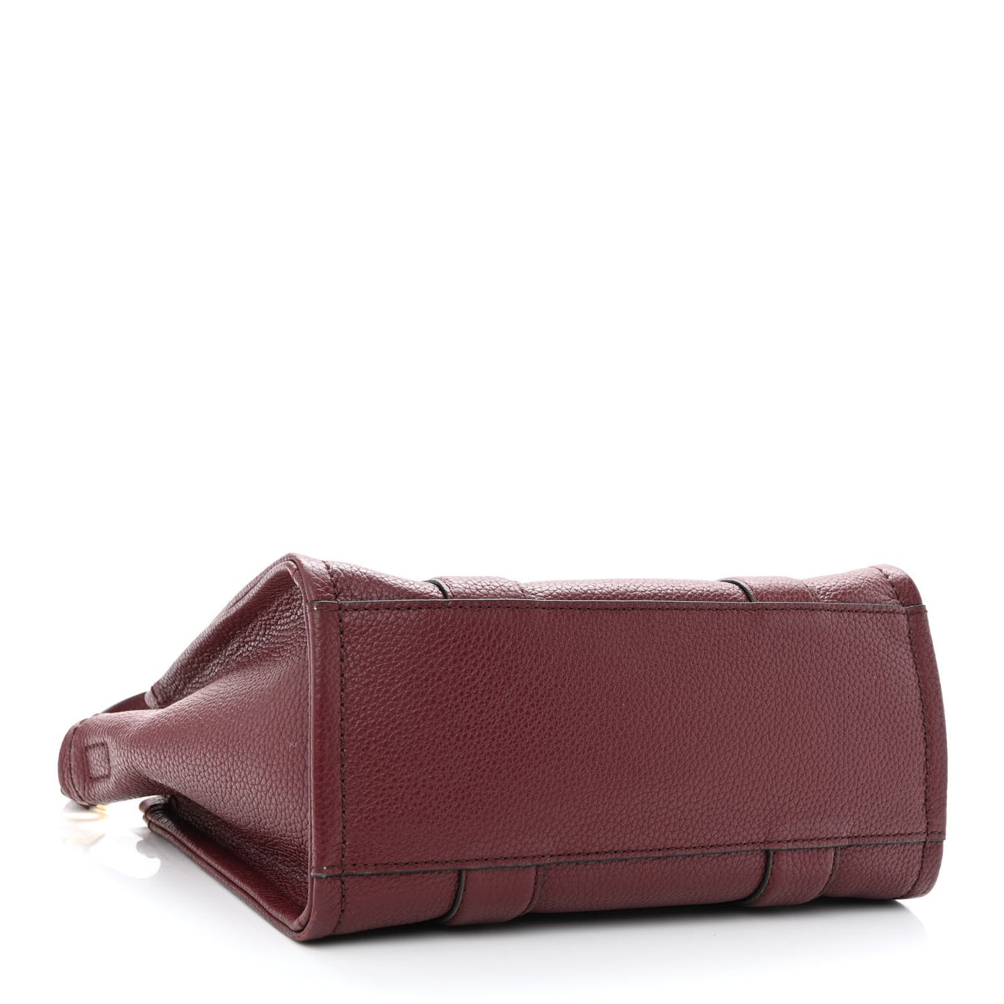 Grained Calfskin Small The Tote Bag Chianti