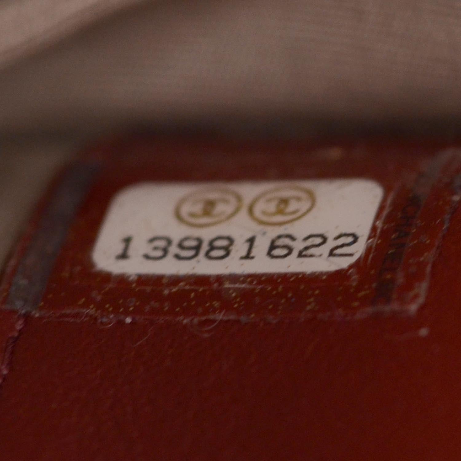 Chanel Caviar Wallet on Chain WOC Dark Red 5 of 6