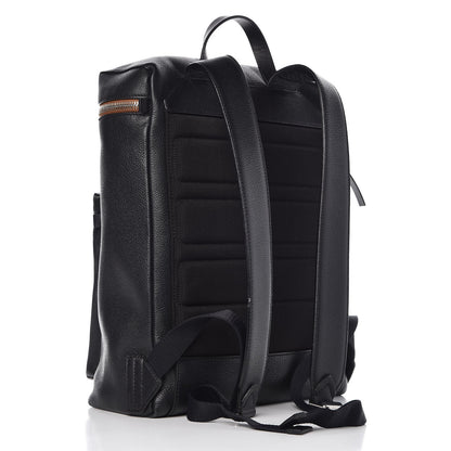 Burberry Calfskin Zip-Top Backpack Black 3 of 8
