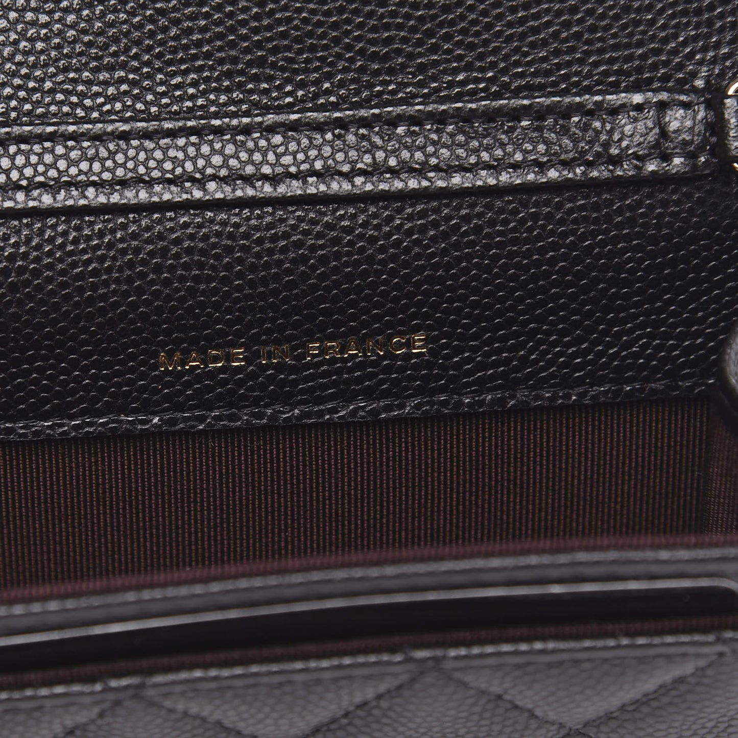 Caviar Quilted Belt Bag Black
