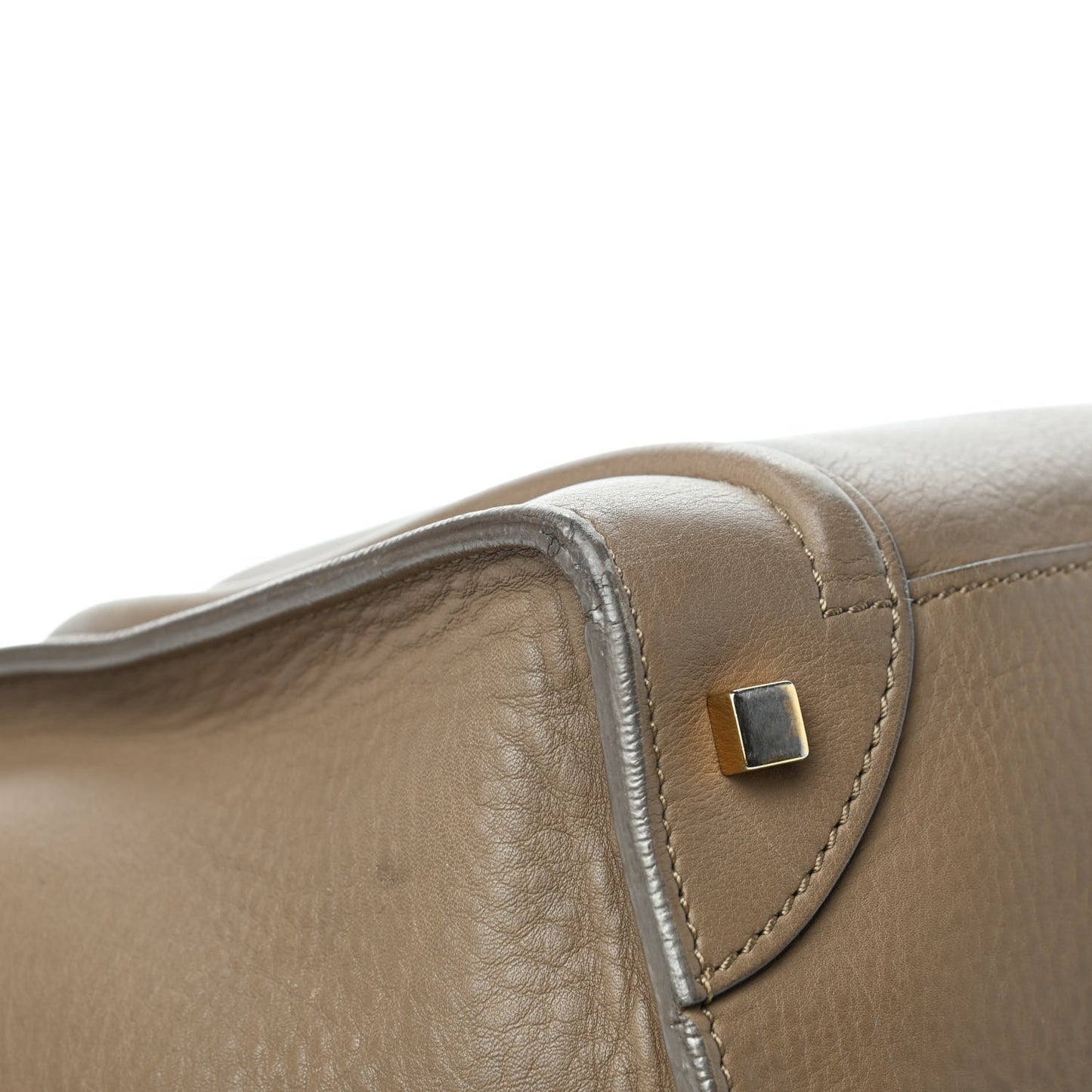 Smooth Calfskin Mini Luggage Camel
