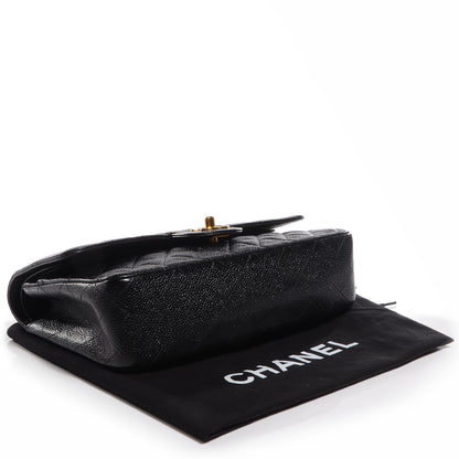 Chanel Caviar Quilted Medium Double Flap Black 4 of 8